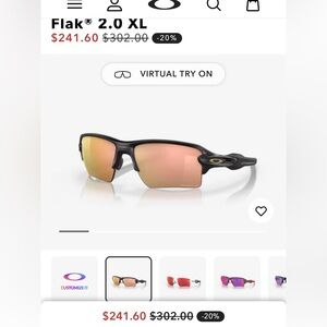 Oakley Flak 2.0 XL Sunglasses - Black and Gold